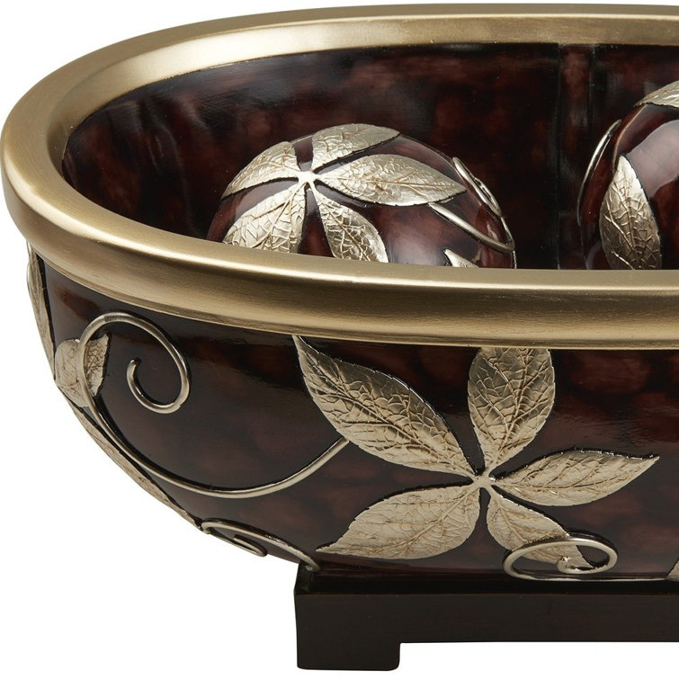 Rosdorf Park Keondrick Decorative Bowl With Orbs Wayfair Canada